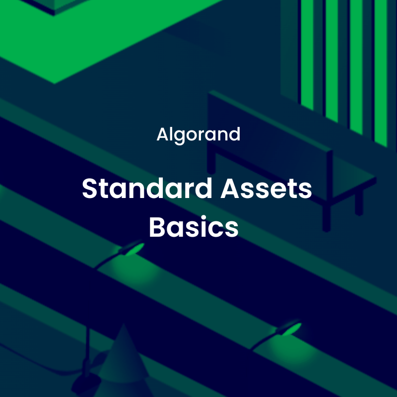 Algorand Standard Asset Basics